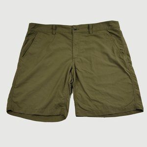 Marmot Mens 2XL 40x10 Hiking Shorts Khaki Nylon Mesh Pocket Chino Outdoor Camp